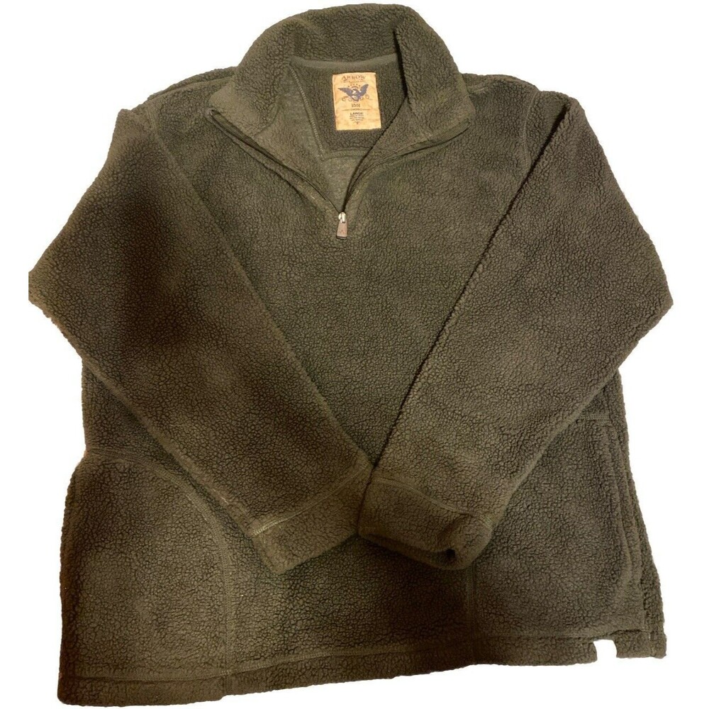 Men’s ARROW BLUE JEAN CO.  1/4 Quarter Zip Jacket Size Large